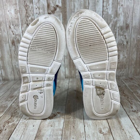 Kizik Athletic Sneakers Mesh Breathable Red Blue White Shoes Men 6 Women 7.5‎ - Picture 7 of 8